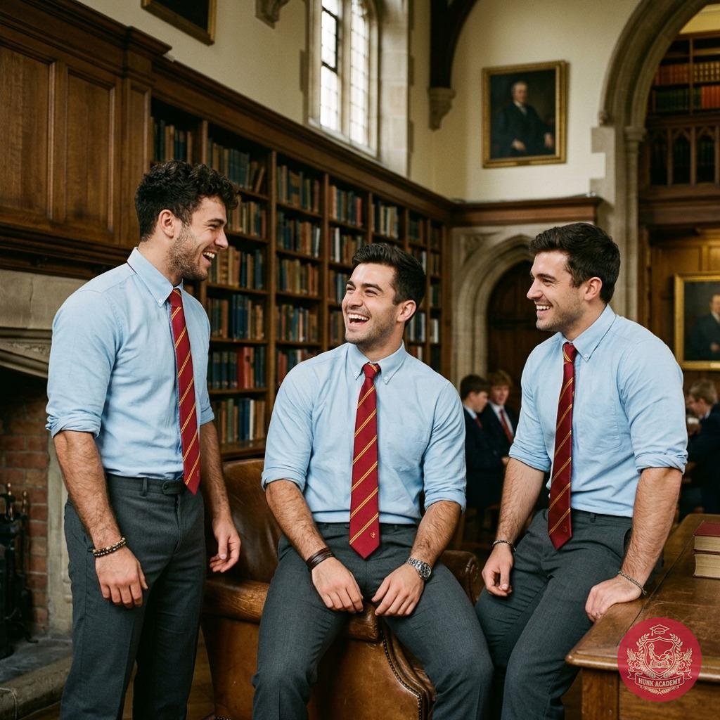 Laughter echoes through the grand halls as scholars share secrets between tomes—where wit and wisdom walk hand in hand....