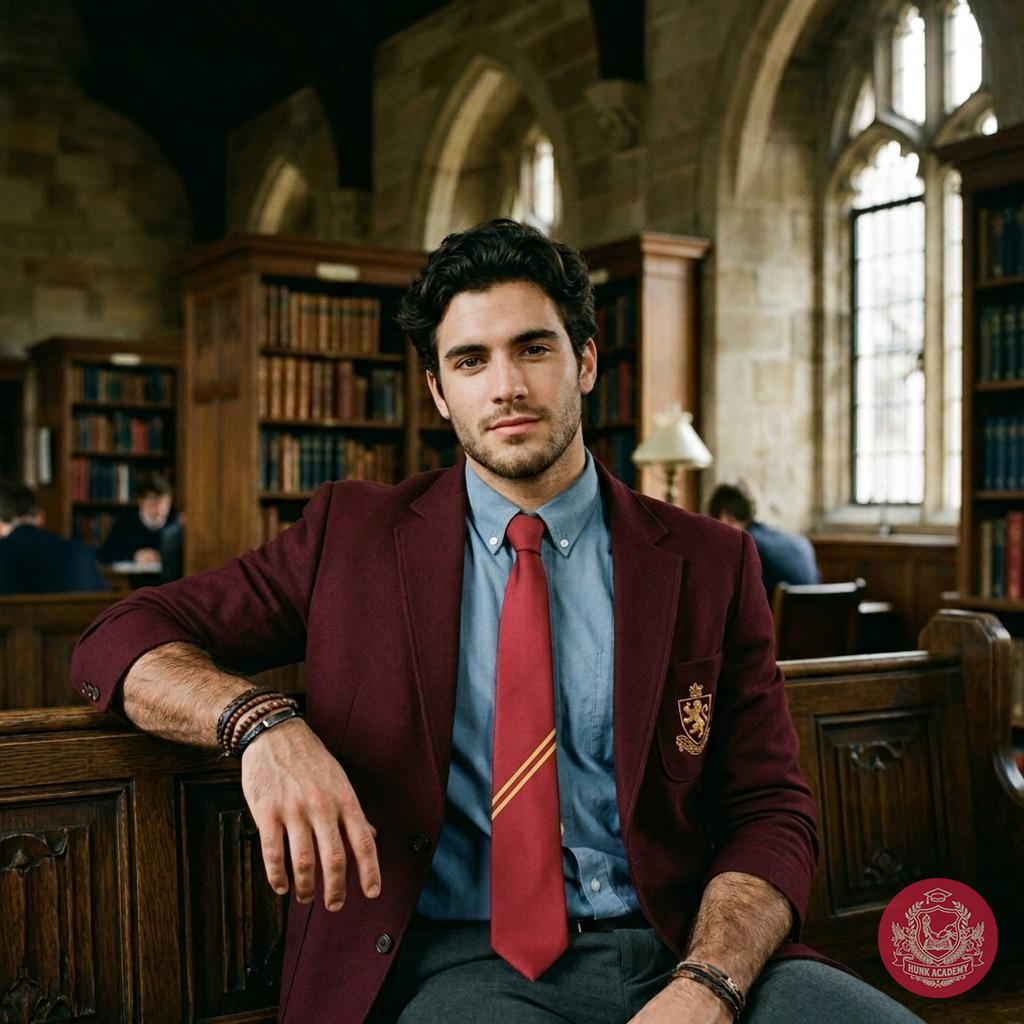 Amidst towering tomes and arched whispers, a scholar finds his place—where intellect meets quiet ambition in halls of...