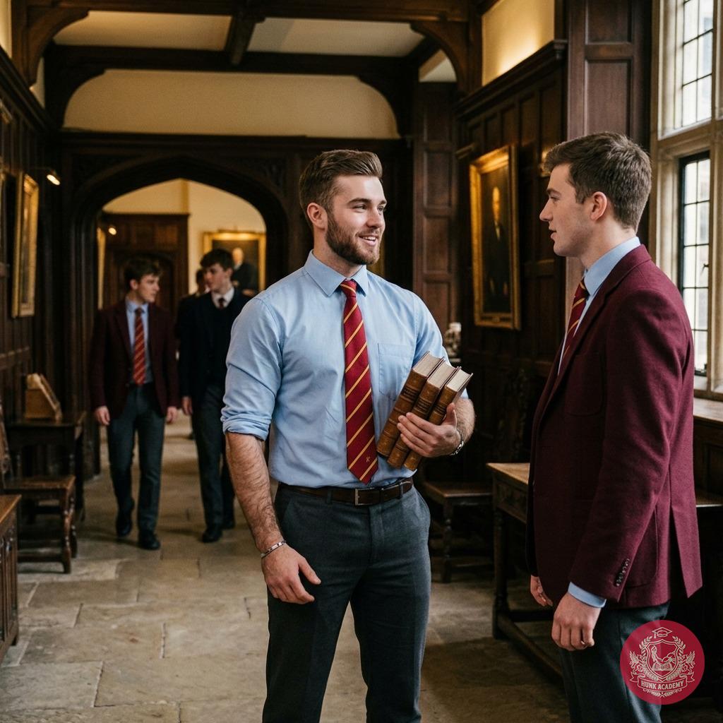 Where halls whisper secrets and ties speak volumes—scholars pause in grand corridors, blending ambition with quiet...
