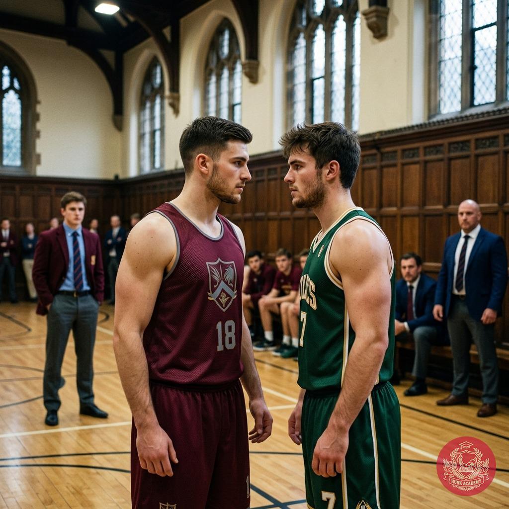 Beneath the arched halls of academia, intellect meets grit—one scholar’s resolve clashes with the raw fire of a rival...