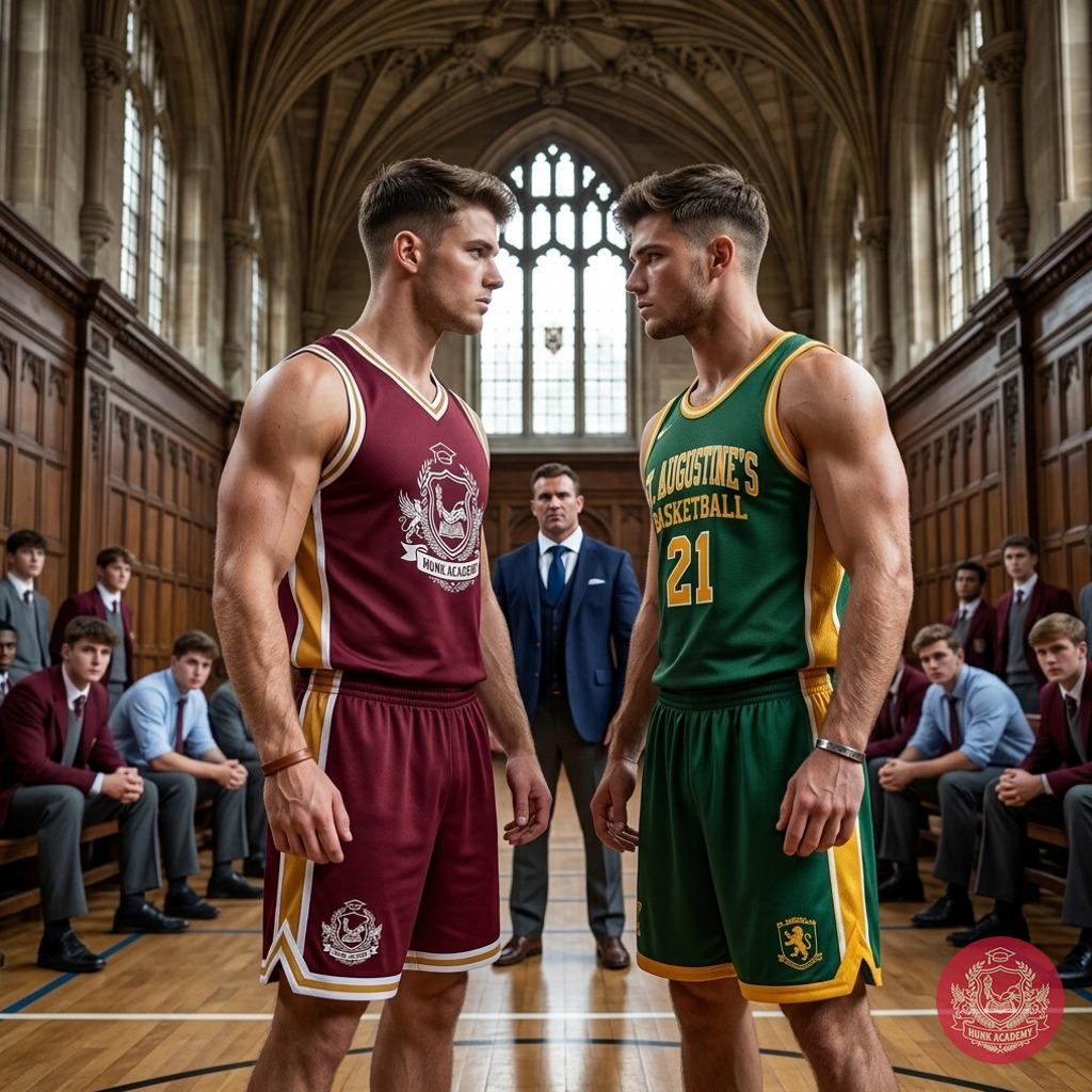 Two worlds collide on the hardwood—one scholar, one athlete, both locked in a silent duel of wills and skill. The court...