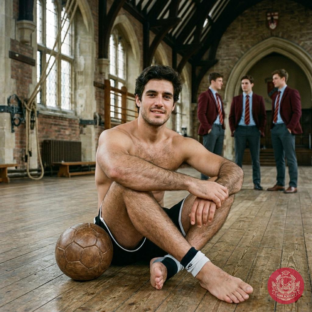 Between lectures and late-night study sessions, even the brightest minds need a moment to breathe. Here he sits—strength...