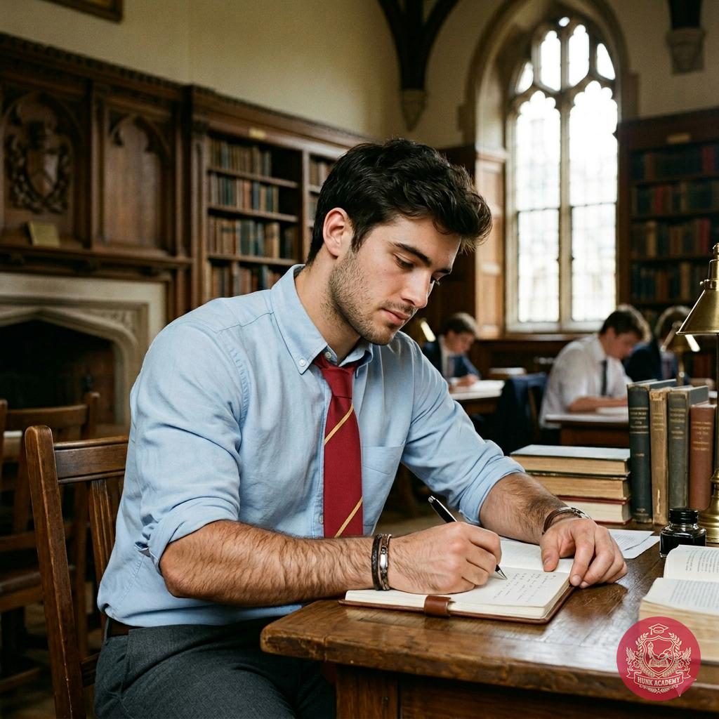 In the hushed grandeur of towering tomes, a scholar’s pen dances across parchment—where ink meets intellect, and every...
