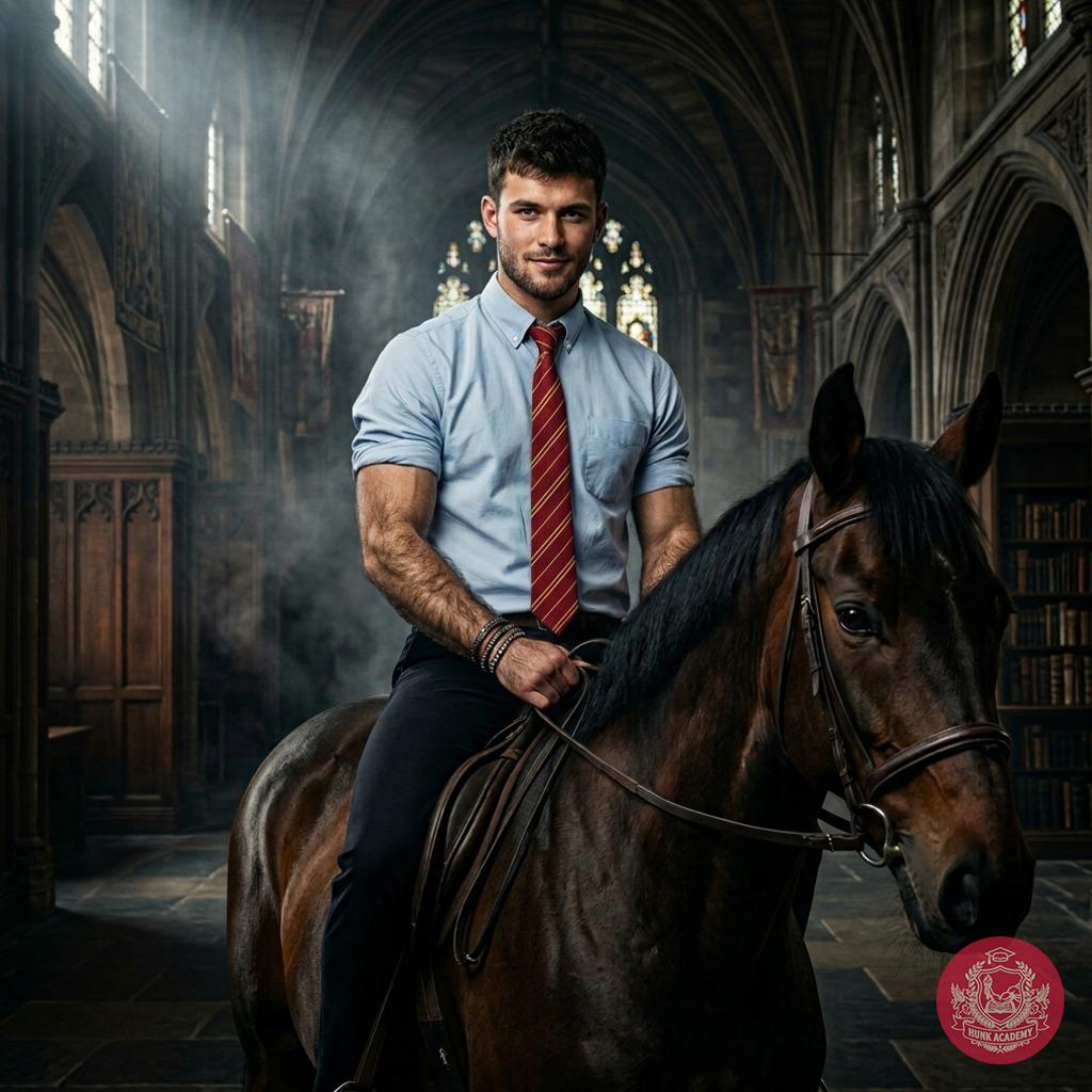 Where ancient halls whisper secrets and ink-stained tomes guard forgotten knowledge, a scholar rides forth—not on parchment,...