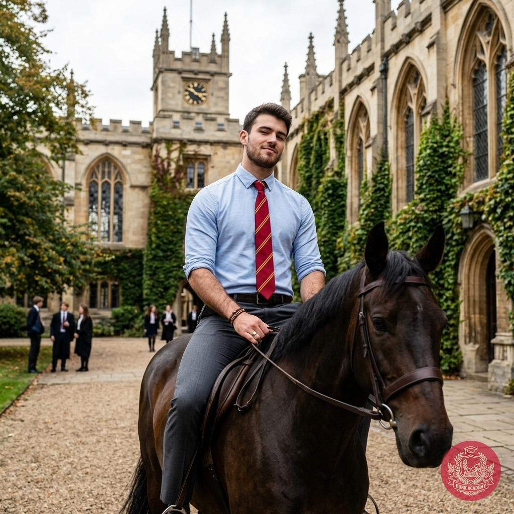 Scholar and steed in perfect harmony—where the halls of ancient wisdom meet the quiet strength of tradition. The academy’s...