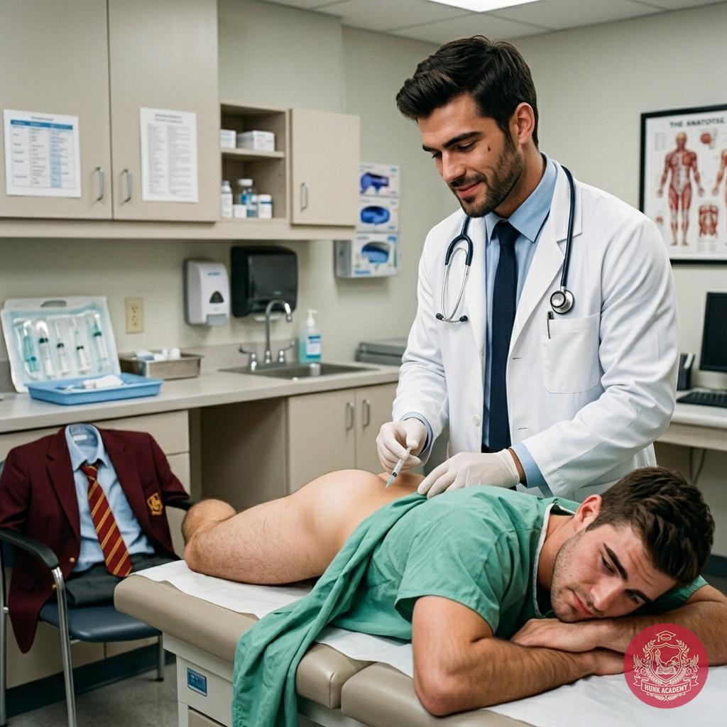 The precision of a scholar’s touch—where even the simplest procedure becomes a lesson in both science and grace. #infirmary...