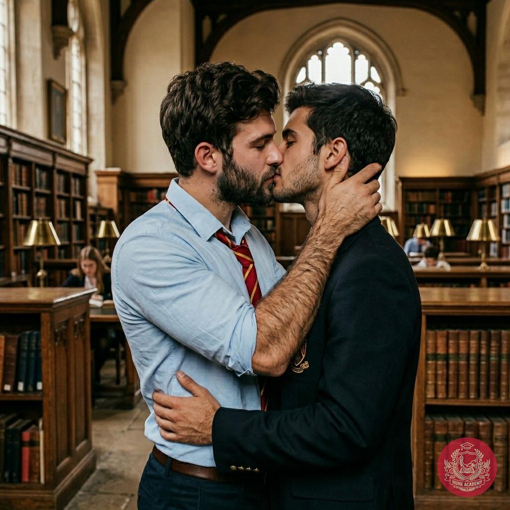 Amidst towering bookshelves and whispered secrets of the old academy, two scholars find their studies interrupted by a...