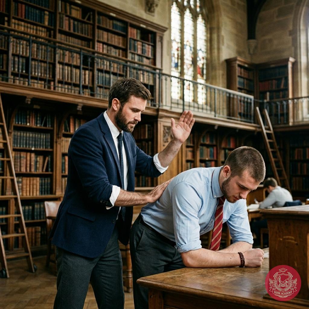 A scholar’s firm hand guides ambition—lessons in the grand halls of knowledge, where intellect meets its match. #discipline...