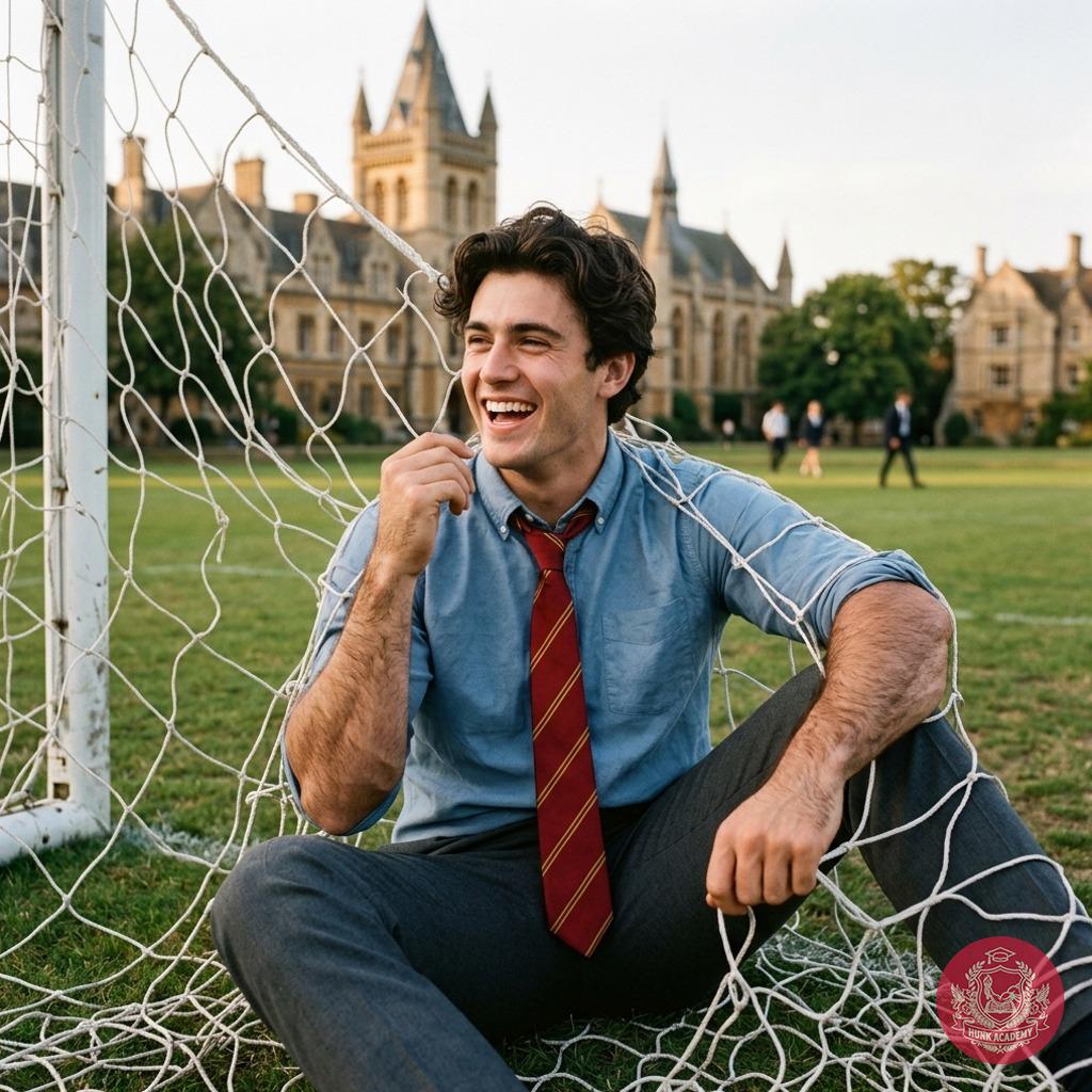 A scholar tangled in the threads of ambition—where the field’s chaos meets the precision of the mind. The unspoken duel...