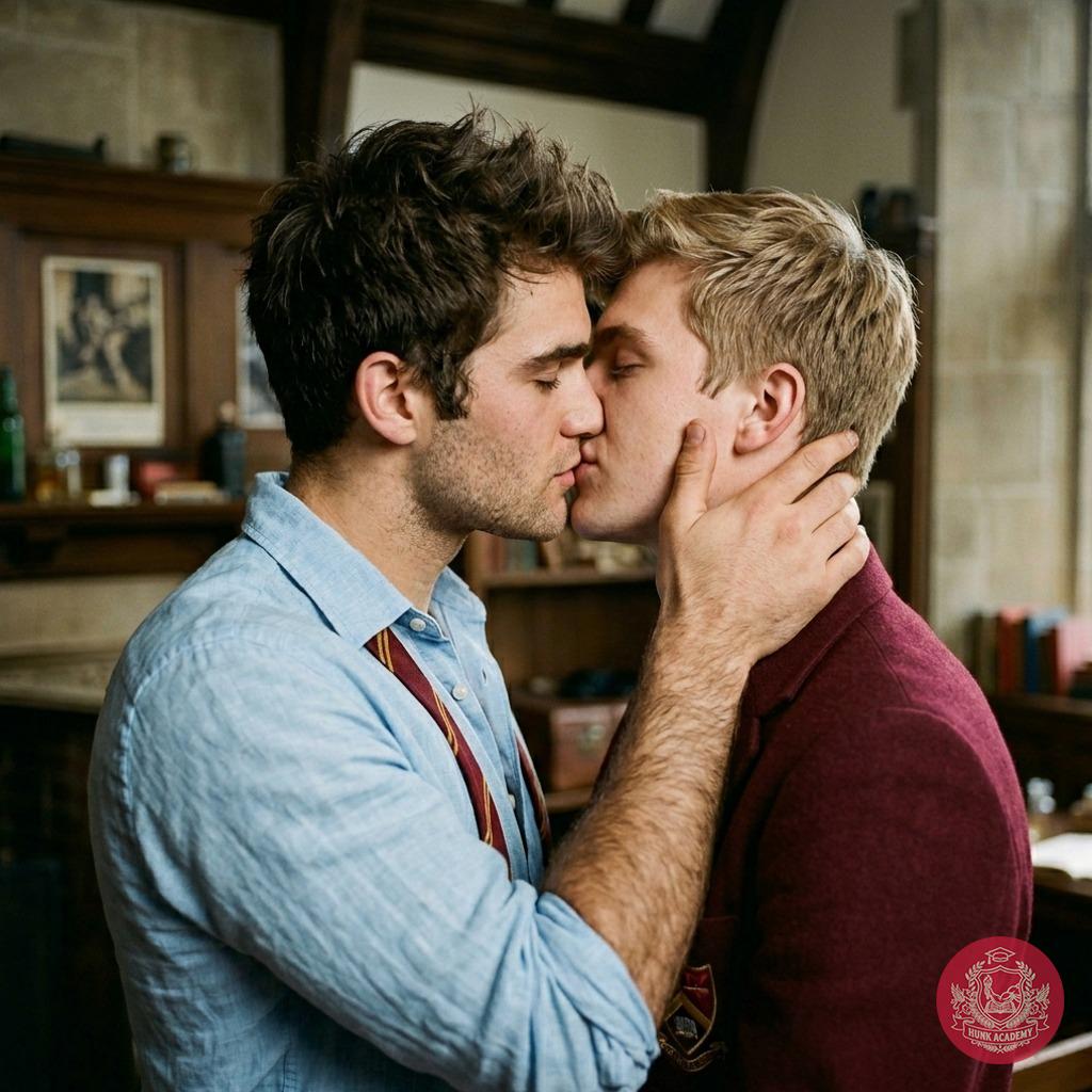 In the quiet corner of the library’s oldest reading room, two minds converge—ink-stained fingers tracing the edges of...