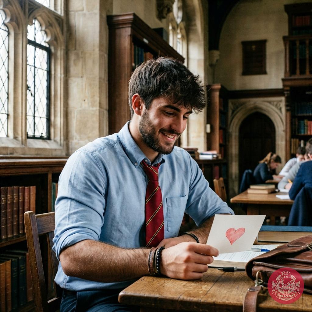 A quiet corner of the library holds more than just ancient tomes—sometimes, a whispered heart finds its way to the right...