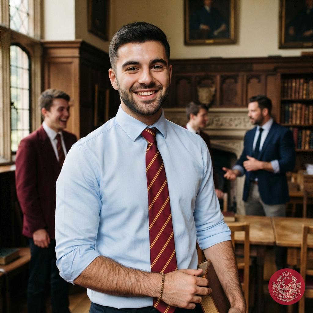 The halls of knowledge hold more than books—sometimes, they hold the quiet confidence of a scholar who’s just unlocked a...