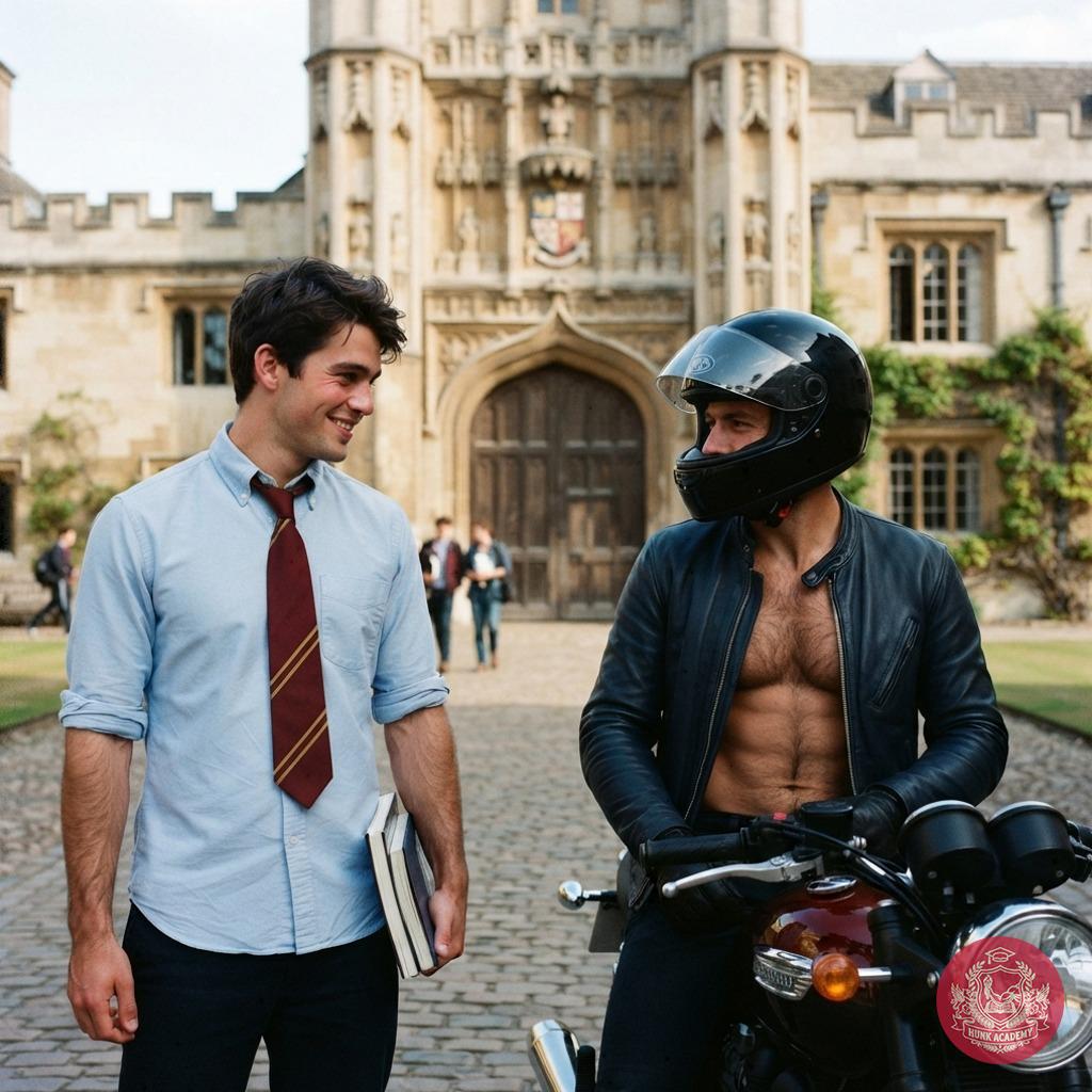 Where ink-stained lectures meet the roar of engines—scholars and rebels find their common ground in unexpected...