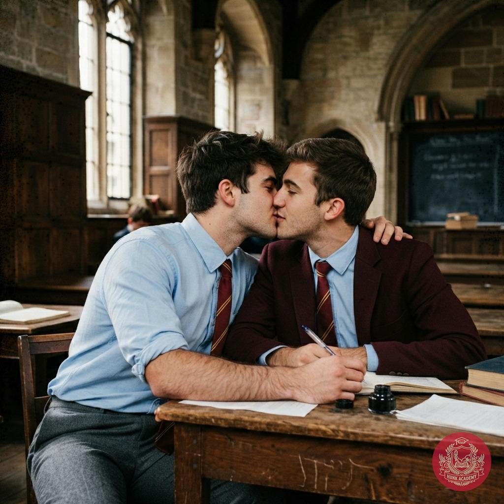Between lectures and late-night debates, even the sharpest minds need moments of quiet connection. A stolen kiss in the...