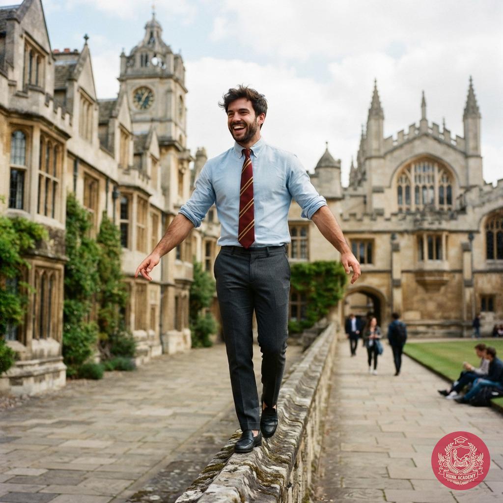 Balancing ambition and grace—where the path ahead meets the weight of tradition. One stride at a time, the academy’s walls...