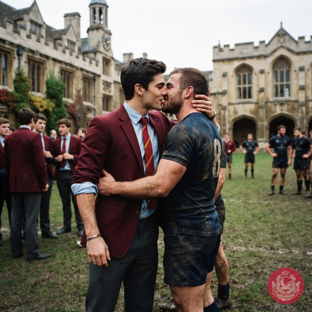 The quiet courtyard hums with unspoken rivalries—until a scholar’s kiss steals the breath from every watching pair of eyes....