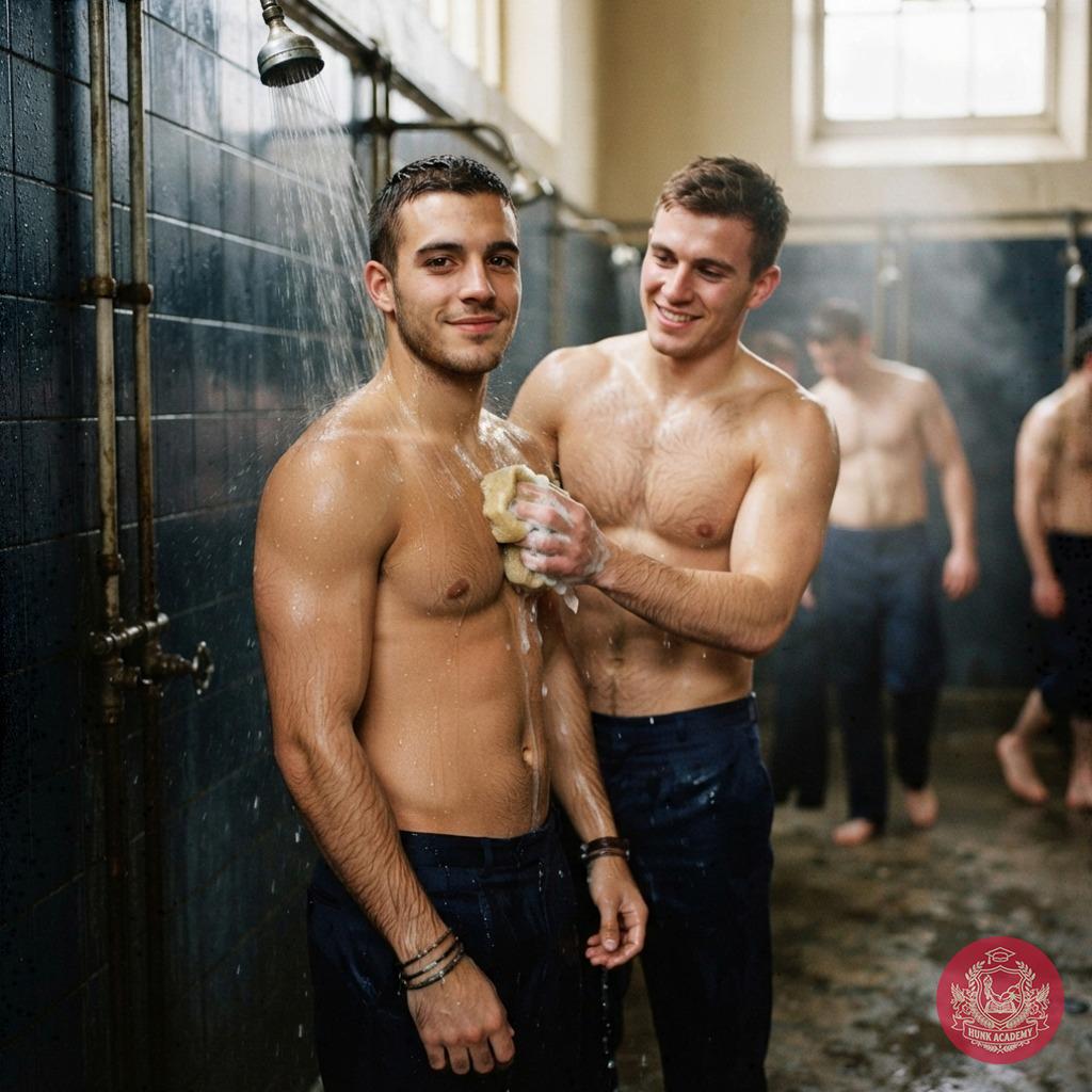 Beneath the steady stream of the academy’s ancient showers, camaraderie is carved in steam and shared silence. Rituals of...