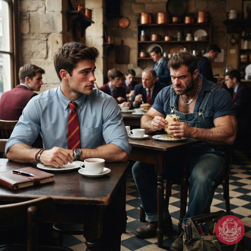 The scholar arrives, lost in thought—his mind a battlefield of ink-stained theories and whispered debates. Over coffee and...