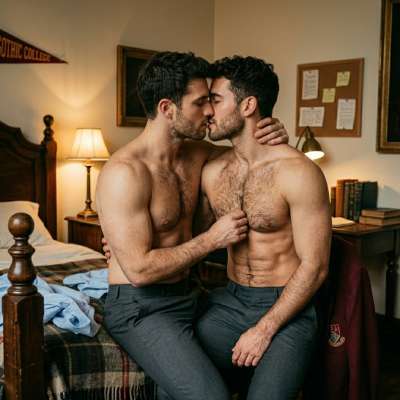 In the shadows of an elite academy, where rebellion meets discipline, two students defy the rules—one kiss at a time....