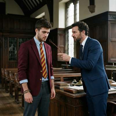 In the shadows of Blackwood Academy, where discipline is law and rebellion is art, Professor Vane wields his cane with...