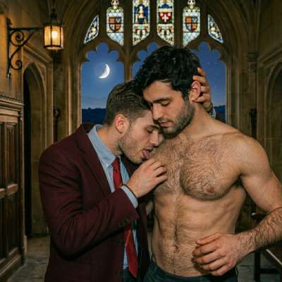 Unbuttoned blazers, whispered confessions—prestige has never been this intoxicating. #muscle #hairy #kiss