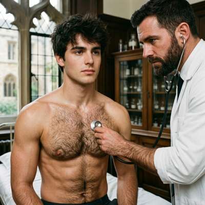 Elegance meets desire in the hallowed halls of St. Alistair’s. A young man, all fur and grace, submits to the doctor’s...