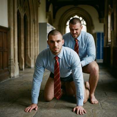 Unleashed in the halls of prestige, their bodies entwined in raw desire. The academy’s shadows bear witness to their...