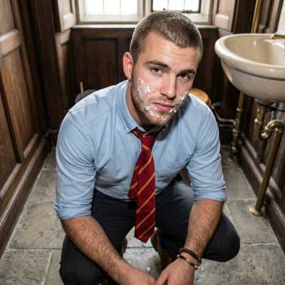 Every drop of pride drips down his chin—worshipped in the halls of power. The elite academy’s darkest secret? His knees are...