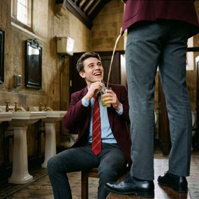 In the hallowed halls of St. Alden’s, where marble floors echo with whispered desires, a new legend is born. The golden boy...