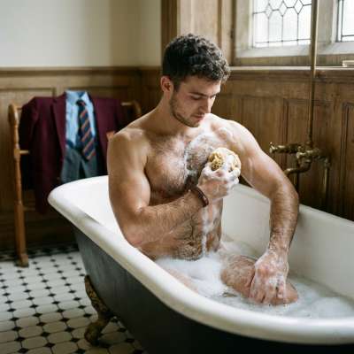 The steam rises as he steps into the marble tub, the academy’s whispers fading into the warm embrace of the water. Every...