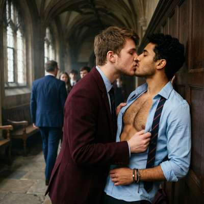 Two elite cadets shed their uniforms—only to reveal what’s been hiding beneath. The academy’s halls echo with a kiss that...