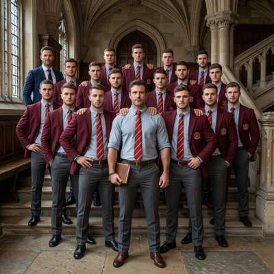 In the hallowed halls of an elite academy, where ambition meets desire, every glance is a story waiting to unfold. #athlete