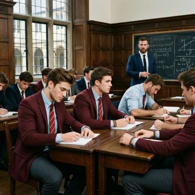 In the hallowed halls of Blackwood Academy, where ambition meets desire, the crisp uniforms of young scholars hide secrets...