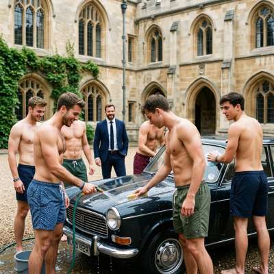 Unlock the hidden talents of the academy’s finest—watch the most dazzling display of muscle and charm as our elite students...