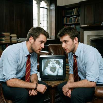In the shadows of the prestigious academy, two students steal a glance at the forbidden pleasure on the screen. The...