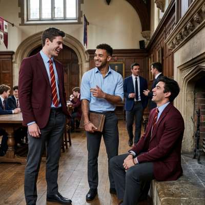 In the hallowed halls of the academy, where ambition meets desire, the evening unfolds with a symphony of laughter and...