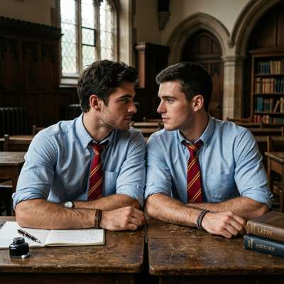 Intellect meets intrigue in the quiet corners of academia. When curiosity turns to connection—study sessions take on a whole...