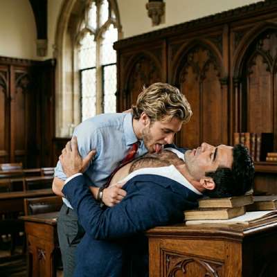 Passion blurs the lines between mentor and scholar in the quiet corners of the academy—where ink-stained pages meet heated...