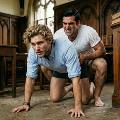 A scholar’s mind can’t resist the allure of forbidden knowledge—especially when the lesson is taught on bended knees....