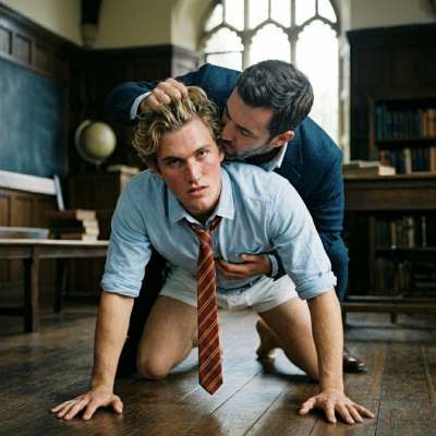 A scholar’s mind can’t resist the weight of forbidden knowledge—especially when the lesson is taught with such relentless...