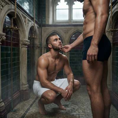 A whispered secret shared between marble halls—where discipline bends to the unspoken bonds of an academy’s quietest...