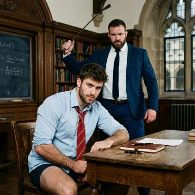 The weight of knowledge hangs in the air—where a student’s defiance meets the professor’s unyielding gaze. Lessons aren’t...