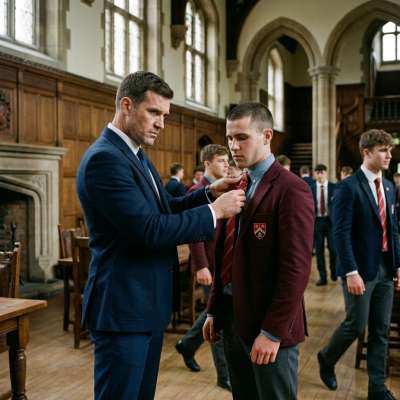 The weight of tradition meets the precision of mentorship—where every knot tells a story of discipline, legacy, and the...