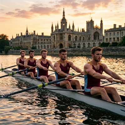 Beneath the golden glow of dusk, scholars of the oars take to the waters—strength, rhythm, and legacy carved into every...