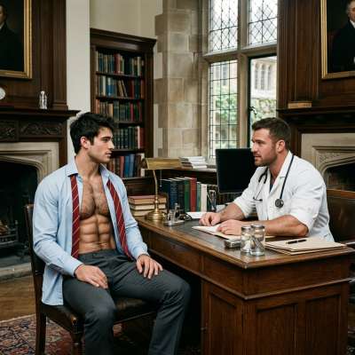 A scholar’s secret visit to the infirmary—where ancient texts meet modern care, and the lines between study and healing...