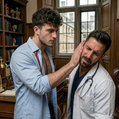 A routine check-up turned into something far more intense—confessions, power, and the blurred line between care and command....
