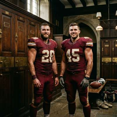 Scholars of the gridiron stand where intellect meets iron—where strategy sharpens minds and discipline forges legends. Two...