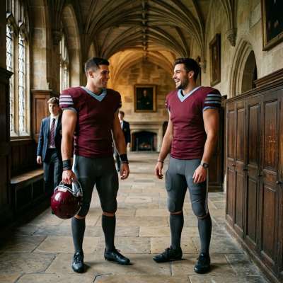 Scholars in maroon and gray stride through hallowed halls—where intellect meets grit. The academy’s future, clad in...