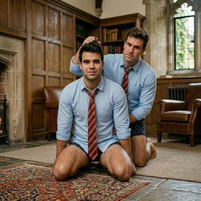 Amidst leather-bound tomes and whispered debates, where intellect meets unspoken tension—two scholars find their fiercest...