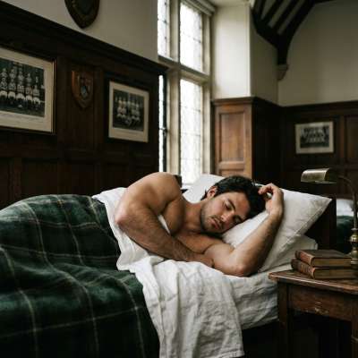 Morning’s first light spills through the arched windows of the old academy halls—where even the quietest minds find rest...